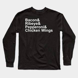 Carnivore Foods Long Sleeve T-Shirt